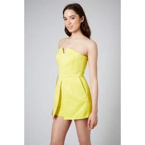 Topshop Bandeau Skort Playsuit